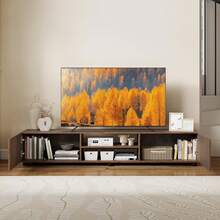 2026 NEW : TV Unit 70 Inch TVs, 160cm TV Stand Cabinet (Rustic Brown) - Rustic Brown - View 6