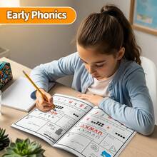 Cartoon Early Learning Activity Notebooks, ABC Alphabet And 123 Number Practice, Color Recognition, Counting And Sorting Games, Logic Training, Observation And Fine Motor Skills For Home, Classroom, Travel And Back To School, English Edition - Early Learning Activity Notebooks - View 6