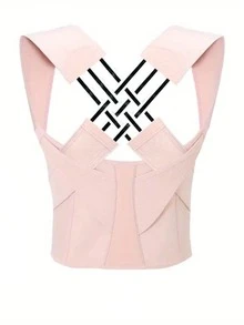 1pc Unisex Elastic Cross Strap, Suitable For Daily Fitness, Running And Strength Training, Great Christmas Gift - Pink - View 10