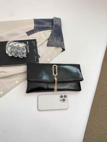 New Luxury High-End Niche Versatile Shoulder Clutch Bag - Black - View 3