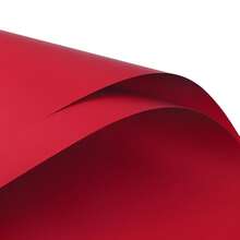 1 Pack Of 20 Sheets Solid Color Waterproof Flower Bouquet Wrapping Paper Matte Film Elegant Paper For Packaging Bouquets, - Red - View 4