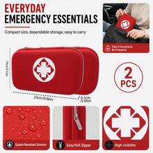 Outdoor First Aid Kit, Mosquito Bite Prevention, Camping Essential For Enthusiasts, Red (159pcs/Set) - Two-piece set - View 4