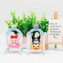 SANRIO Swing Mystery Box Series - Perfect Choice For Family Gatherings, Birthday Parties And Christmas Surprise Gifts | Suitable For Car, Computer Monitor And Home Decor | Cute Cartoon Character Design | Ideal Gift For Friends | PVC Material, Anime Theme Accessories - Multicolor - View 6
