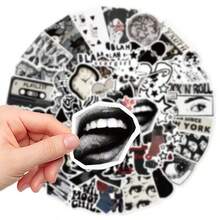 Y2K Downtown Style Graffiti Stickers, Tablet And Laptop Stickers, Mobile Phone Decorations, Fun Decoration Sticker Set, Disposable Color DIY Stickers - Multicolor - View 7