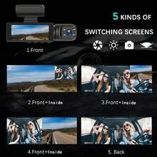 Kamera Dash Cam Mobil Dual Camera 1080P, Perekaman Depan dan Belakang, Penglihatan Malam Inframerah, Perekaman Berulang, Kamera DVR Mobil Sudut Lebar, Layar IPS 3,16 Inci, Kamera Video Dashboard Mobil Lensa Ganda, Dilengkapi Kartu Memori 32GB - hitam - View 10