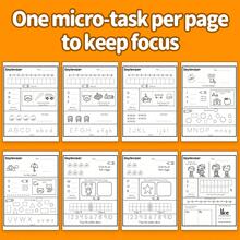 Cartoon Early Learning Activity Notebooks, ABC Alphabet And 123 Number Practice, Color Recognition, Counting And Sorting Games, Logic Training, Observation And Fine Motor Skills For Home, Classroom, Travel And Back To School, English Edition - Early Learning Activity Notebooks - View 3