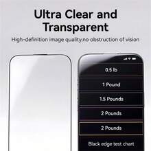 RQVQJ 3Pcs Full Coverage HD Full Glue 2.5D 9H High Cost-Performance Tempered Glass Screen Protector Compatible With IPhone 18 17 16 15 14 13 12 11 Pro Max X XS XR 17e 16e 16 15 14 Plus Screen Protector Clear Glue Protective Glass Applicable To Phone Case - White - View 6