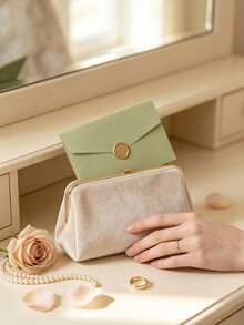 Tri-Fold Pocket Wedding Invitation Sleeves, Simple Invitation Envelopes For Engagement, Baptism, Etc., DIY Invitations, Invitations, Pocket Invitations, Custom Invitations, Christmas Cards - Green - View 8