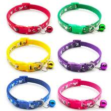 Personalized Pet Collar With Bell - Customized Engraved Cat & Small Dog Collar, Durable PP Material, Adjustable, Cartoon Dog Pattern Design, Ideal Pet Gift - Multicolor - View 3