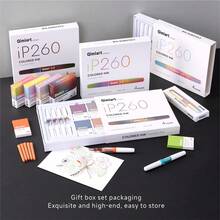 Languo 4-Color Pen Set - Replaceable Ink Cartridges, Precision Fine Nib, Wear-Resistant Alloy Nib, Large Capacity Ink Cartridge Easy To Replace, Smooth And Stable Writing, Suitable For Drawing, Writing, Journaling, Practice, Efficient Marking, Etc. - Multicolor - View 9