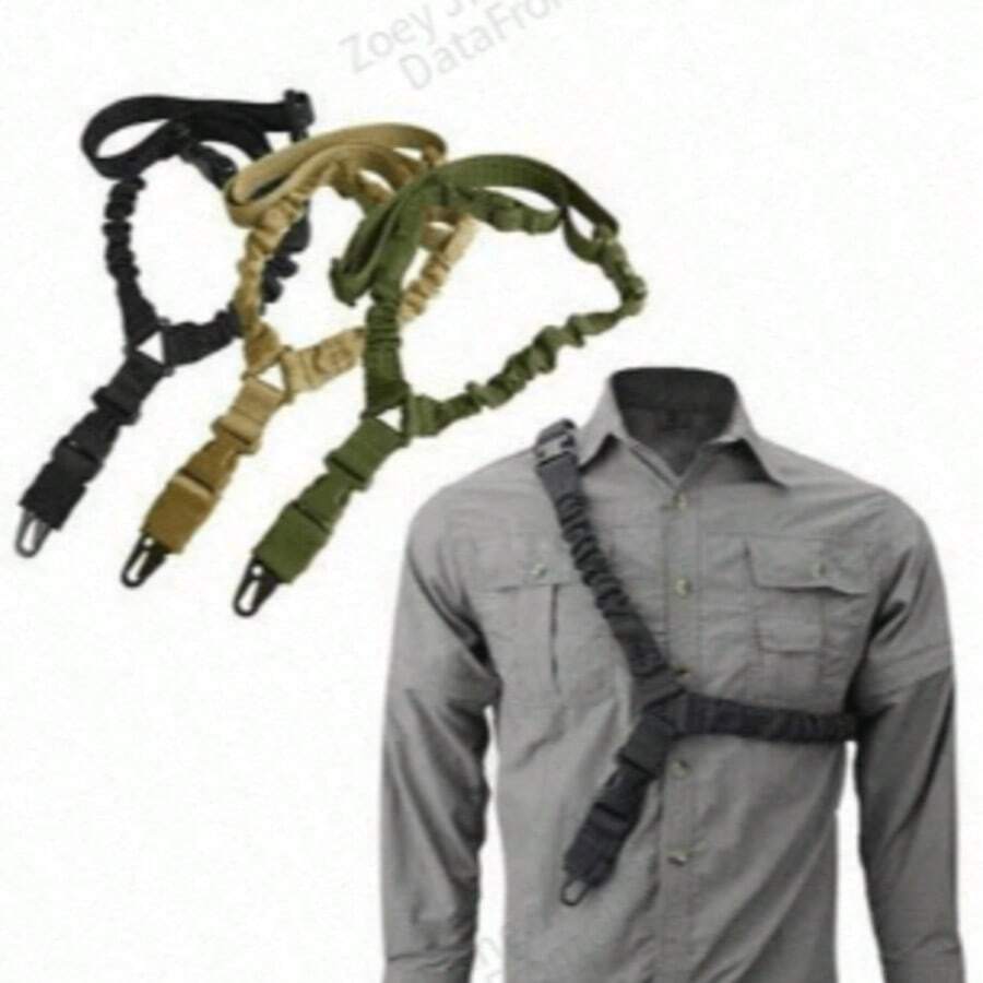 1pc Gun Sling Strap, Waist Belt Waist Chain Waist Band Multi-Functional Outdoor Cross-Body Tactical Strap For Water Gun - Multicolor - View 1
