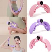 1pc Pelvic Floor Muscle Trainer With Counter Kegel Exerciser Hip And Inner Thigh Exercise Equipment For Hip/Butt/Arm/Leg - Multicolor - View 10