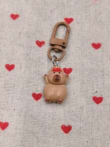 5 Pieces Of Mini Guinea Pig Keychains, Animal-Pattern Bag Hangers, Car Pendants, Women's Accessories, Gifts For Friends On Festivals - Multicolor - View 6