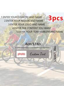Universal Bicycle Decorative Stickers, Diverse DIY Customization Options, Durable Wear-Resistant UV Resistant, Firm Adhesion, Suitable For Holiday Gifts And Party Favors - Multicolor - View 12