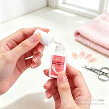 3pcs Ultra Strong Nail Glue, Suitable For Nail Tips, Acrylic Nails And Press-On Nails, Brush-On Adhesive, Long-Lasting And Durable, Suitable For Acrylic Nails, Fake Nail Tips And Nail Gel - 3pcs - View 4