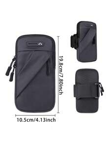 Outdoor Sports Arm Bag, Portable Running Cycling Fitness Wrist Pouch, Lightweight Universal Phone Storage Bag, Suitable For Travel, Jogging & Hiking - Multicolor - View 6