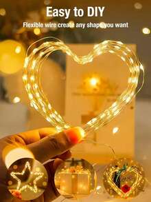 Desktop Mini Christmas Tree With LED Lights, Artificial Small Christmas Tree With Star Top And Hanging Ornaments, Home Office Christmas Party Tabletop Holiday Centerpiece Decoration - One Size - View 10