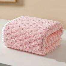 sanrou 2 Pieces Luxury Coral Fleece Towel Set For Women - Ultra Soft & Absorbent, Quick-Dry Waffle Weave Bath Towels - Perfect For Spa, Gym, Travel & Outdoor Adventures - Multicolor - View 7