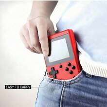 Handheld Game Console Macaron Mini 400 In 1 Gaming Console Big Screen Handheld Retro Classic Game With 1020 MAh Large Battery Plug And Play Portable Game Console Machine Retro Gaming Machine 1pc(1 Player/2 Player) - View 3