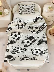2PCS Sports Football Bedding Set For Children Beds Crib Giving Gifts During Holidays (No Filling Material) 100% Polyester - Multicolor - View 10