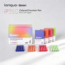 Languo 4-Color Pen Set - Replaceable Ink Cartridges, Precision Fine Nib, Wear-Resistant Alloy Nib, Large Capacity Ink Cartridge Easy To Replace, Smooth And Stable Writing, Suitable For Drawing, Writing, Journaling, Practice, Efficient Marking, Etc. - Multicolor - View 22
