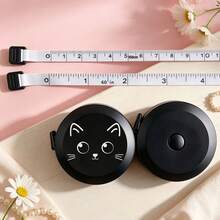 Cute Cat Mini Retractable Tape Measure, 59.06 Inches, Dual Metric & Imperial, Soft Sewing Measuring Tape - Cat Retractable Tape Measure - View 3