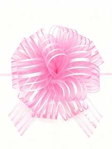 10/20/30pcs Wedding Car Decor Bows,Streamer Gift Wrapping Ribbons, Wedding Decor Ribbons,Ribbon Gift Wrapping,Suitable For Wedding Car, Chair/Stair/Tabletop Decor, Wedding,Suitable For Wedding Table & Chair Decor, Gift Wrapping, Party, Birthday - Multicolor - View 36