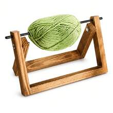 1 buah Tempat Benang Kayu, Rak Penyimpanan Benang Kayu Alami, Desain Pengeluaran Halus, Alat Merajut dan Merenda Buatan Tangan, Mencegah Benang Menggulung, Cocok untuk Ruang Kerajinan, DIY Rumah dan Penggunaan sebagai Hadiah - A - View 11