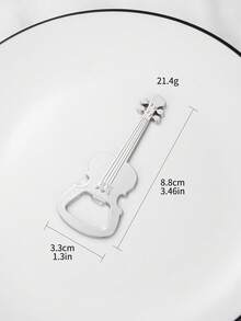 1pc Zinc Alloy Guitar-Shaped Beer Bottle Opener - View 4