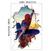 FIFA Spider-Man Wall Sticker Decal For Living Room Decor Background Wall, Removable, Suitable For Christmas Background Wall Decoration, Also Can Be Used As Birthday Gift - B - View 8