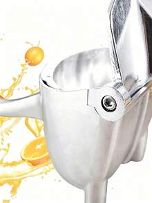 Heavy Duty All-Metal Manual Juicer/Manual Fruit Press, Home Manual Juicer, Suitable For Lemon, Orange, Apple, Cucumber, Melon And Other Fruits, Durable Kitchen Countertop Juicing Tool, Suitable For Home Kitchen, Camping, Picnic Daily Use - Multicolor - View 4