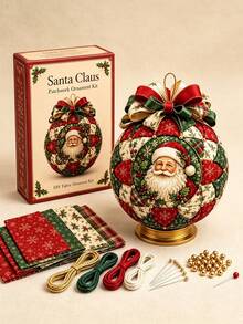 1pc DIY Christmas Plush Doll Making Kit With Handmade Character Sewing Craft - Suitable For Home Decor, Holiday Tree Ornaments, Patchwork Dolls, Complete Sewing Kit And Handmade Craft, Halloween And Christmas Decoration - Multiple Styles - View 2