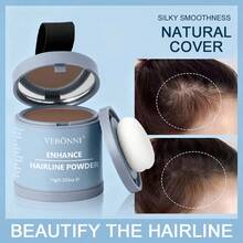 VERONNI 10g Hairline Shadow Powder, Anti-Staining, Instant Coverage For Hairline And Roots, Waterproof Hairline Filler Powder, Natural Look, Large Capacity 7 Colors Available - Multicolor - View 7