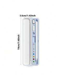 1pc Apple Pencil Storage Pen Case Compatible With Apple Pencil 1st/2nd Gen, Capacitive Pen Tip Adapter Accessory Pen Box, Fashionable Storage, Durable Protection, Compact And Portable, Suitable For IPad Tablet Pen, Convenient For Use Anytime And Anywhere, (Pen And Accessories Not Included) - Multicolor - View 10
