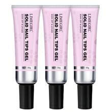 LIMEGIRL 30g Solid Nail Tips Gel, Nail Extension Gel For Full Cover Tips, Clear Nail Tip Adhesive Gel, UV LED Gel For DIY Manicure - Solid Nail Glue - View 12
