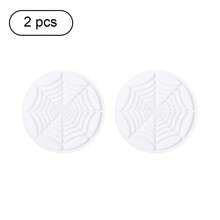 Creative Silicone Car Cup Holder Coaster, Round Universal Anti-Slip Cup Mat, Halloween Personalized Car Interior Decor, Waterproof Wear-Resistant Easy To Clean, Gothic Style Car Interior Accessory - Multicolor - View 11