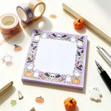 Halloween Themed Decorative Memo Pad, Suitable For Journaling, Crafting And Office Notes, Room Decor Home Decor Halloween Decorscrapbook Paper - one-size - View 2