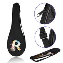1pc Badminton Racket Bag, Shoulder Bag, Sports Equipment Storage Bag, Protective Cover, Portable Sports Storage Bag, Sports Equipment Accessories - Black - View 14