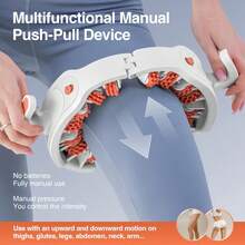 Massage Rollers, Equipped With Push-Pull Handles, Are Specially Designed For The Thighs, Calves, And Waist/Abdomen Areas, Effectively Relieving Deep Muscle Pressure, Reducing Cellulite, And Promoting Muscle Recovery. - View 6