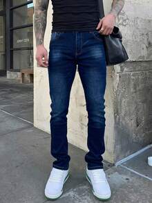 Impala Men Jeans - Navy Blue - View 2