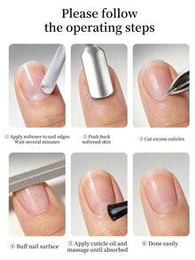 Jillradia Pointed Bottle Cuticle Oil - Nail Softener, For Nail Salon Care Before Nail Treatment - 35ml - View 8