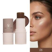 1pc 6g Multi-Functional Contour Stick, Face Highlighter & Shaper, Collarbone Sculpting Cream, Suitable For Daily, Work, Party, Stage Makeup - Multicolor - View 15