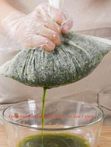 10/5/1pc Fabric Filter Bag, Modern White Multi-Purpose Fine Mesh Filter Bag, Kitchen Strainer Set, Essential Kitchen Tool And Accessory, Must-Buy Kitchen Tool Gift For Home Cooks - White - View 10