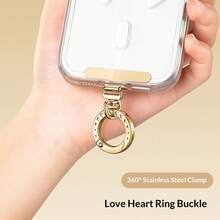 Phone Lanyard Clip Metal Ring Buckle Spring Ring Hook Ultra-Thin Stainless Steel Washer Phone Case Chain Rope Accessory Anti-Theft Anti-Loss Hanging Chain Pendant Ring Connector Card Strap Round Ring Hook Pendant - Multicolor - View 8