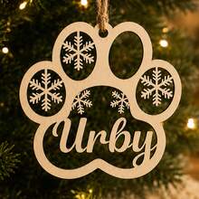 Custom Wooden Name Christmas Ornament, Personalized Rustic Tree Hanging Decor, Customized Holiday Party Decoration, Customizable Winter Keepsake, Farmhouse Xmas Tree Decor, Secret Santa Gift For Home, Christmas Tree Ornaments, Christmas Decoration - Multicolor - View 5