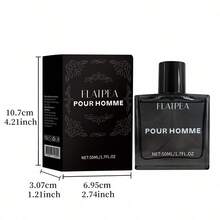 50ml Dreamfall 男士古龙水，信息素香氛，香根草和檀香木香味，无刺激性，黑色滚珠精油，适合约会和商务场合，天然持久香气，是送给男士的最佳礼物 - 無畏男士古龍 - 查看 4