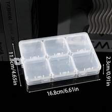 Bead Storage Box, Small Transparent Plastic Storage Box With Hinged Lid And Labels, Craft Storage Box For Bracelets, Jewelry, Diamonds, Clay Beads, Screws, Seeds, Small Parts Mini Box - Multicolor - View 13