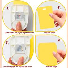3-In-1 Paper Punch Corner Punching Tool, Suitable For Any Size Label Making, Paper Craft, Card Making, Scrapbooking, Planner, Student School Projects - 3 In 1 Corner Tag Punch - View 9