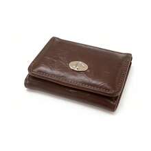 Premium Cracked Texture Vintage Short Wallet, Portable Minimalist Ins Korean Style Multi-Slot Compact Snap Card Holder - Multicolor - View 9