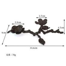 2pcs Vintage Metal Plum Blossom Branch Spherical Base Crystal Ball Display Stand, Home & Office Decor (Ball Not Included) - one-size - View 10